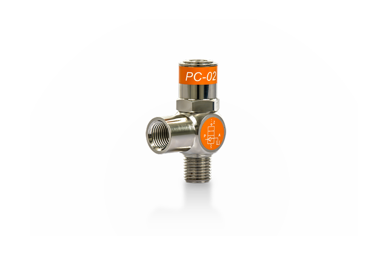 Pilot check valve air pressure check valve